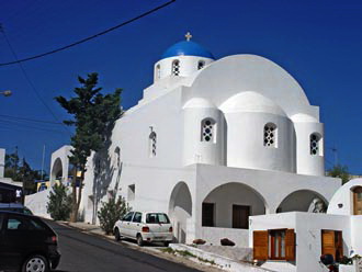 The church in Imerovigli