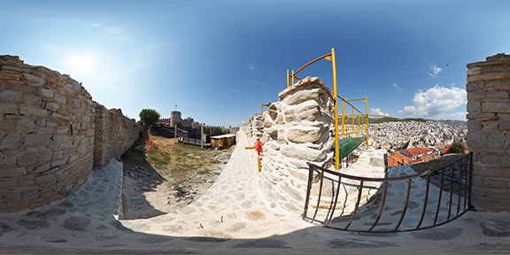 Круговая панорама из крепости Кавалы (1). Нажмите на картинку для перехода