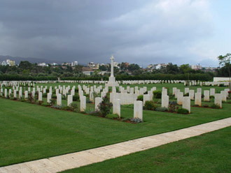 The war cemetery