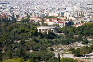 The Ancient Agora and the Temple of Hephaestus