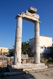 The columns of Ancient Agora
