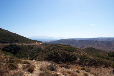 View from the road to Kardamena