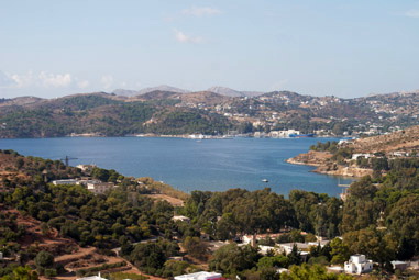View of the Lepida Bay and Lakki