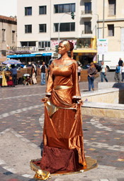Monastiraki, a beggar woman