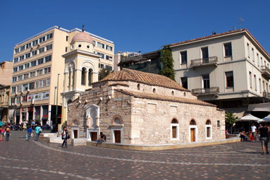 Monastiraki, the Church of Mother of God