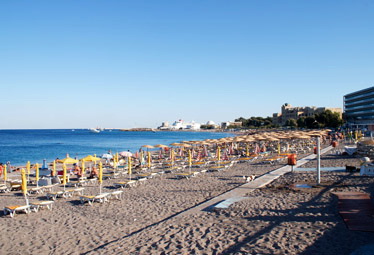 Пляж на средиземном море