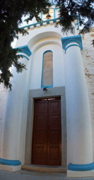 The gate of Roukouniotis Monastery