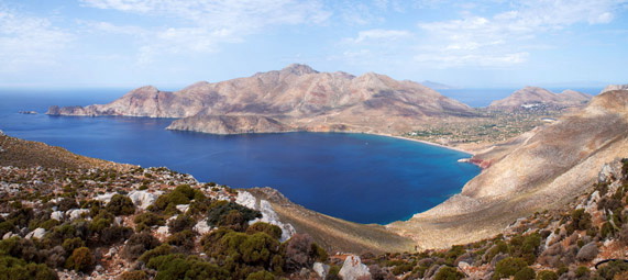 Tilos, view to the north