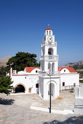 The church with bell tower