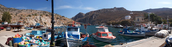 Vathys, the harbor