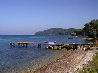 The coast between Messongi and Boukaris