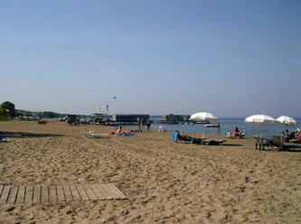 Kavos, the beach