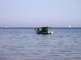 A fishing boat