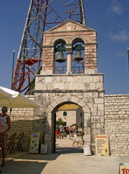 Pantokrator, the gate with belfry