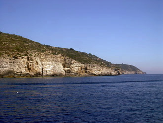 The west coast of Paxi