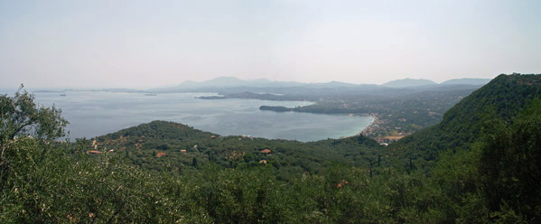 Вид из деревни Спартилас