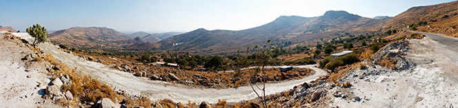 Вид местности возле деревни Агра
