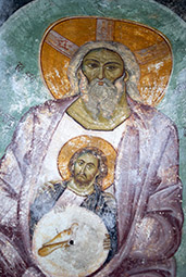Касторья, церковь Богородицы Кубелидики, Св. Троица, середина XIII в.