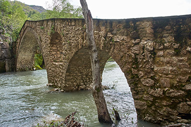 Ущелье Портица, мост