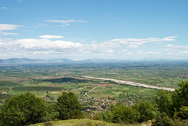Вид с холма монастыря
