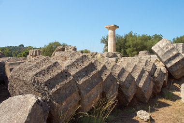 Древняя Олимпия, храм Зевса