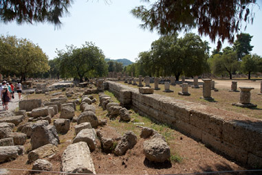 Древняя Олимпия, Гимнасий