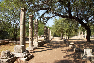 Древняя Олимпия, Палестра