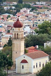 Вид с Бохали, церковь Пикридиотиса